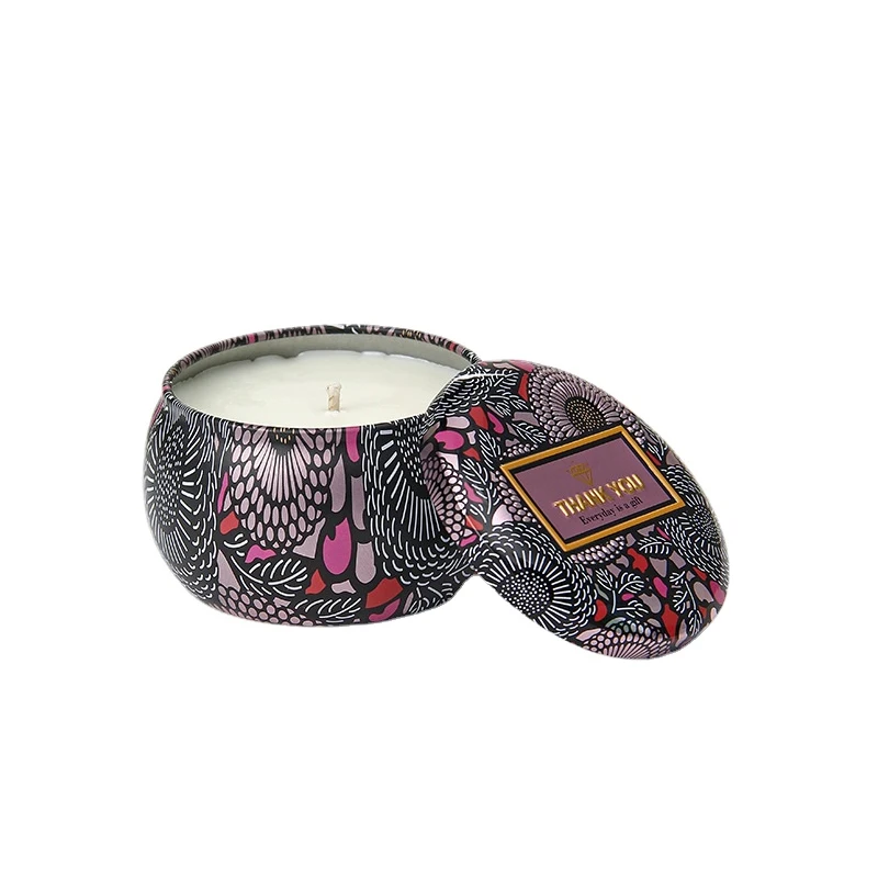 

1pc Tin Can Candles Household Decorative Scented Candles Candlestick Wedding Christma Festival Party Velas Candles Decoration