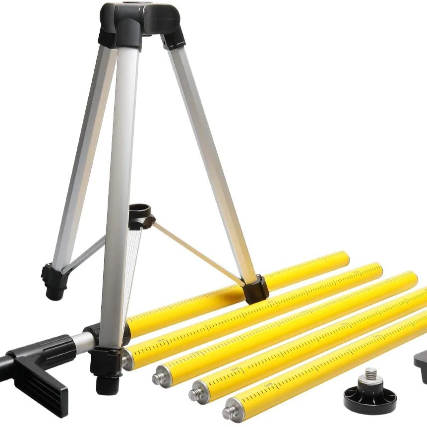 

Huepar LP36,Telescoping Pole,3.7m/12 Ft height Laser Level Tripod