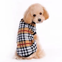 dog cat knitted sweater vest pullover striped puppy coat winter warm clothing cute skirt for teddy poodles small medium pet