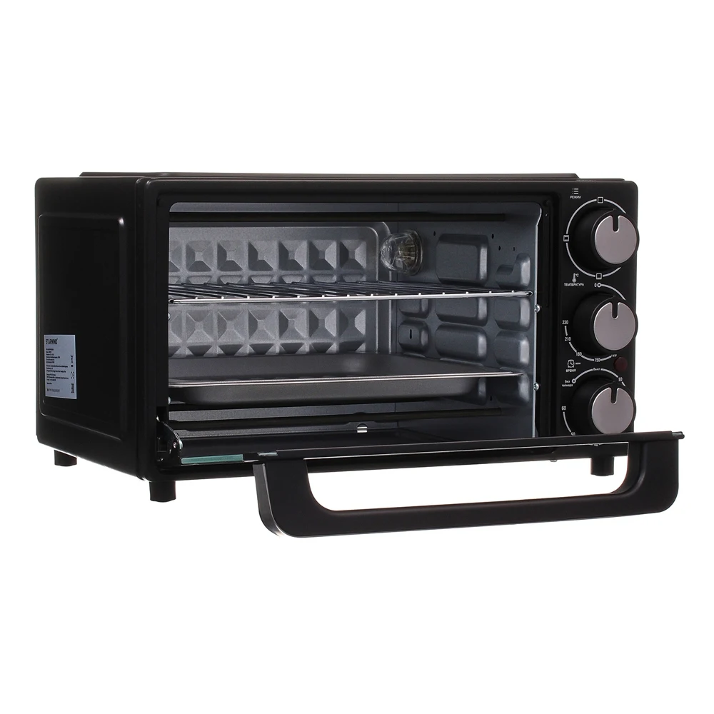 Mini oven Starwind SMO2001 1300W black electric appliance kitchen high-temperature cooking stove | Бытовая техника