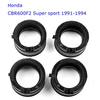 4pc motorcycle carburetor carb intake manifold joint boot for honda cbr600f2 pc25 super sport 1991 1994 cbr600 f2 cbr 600