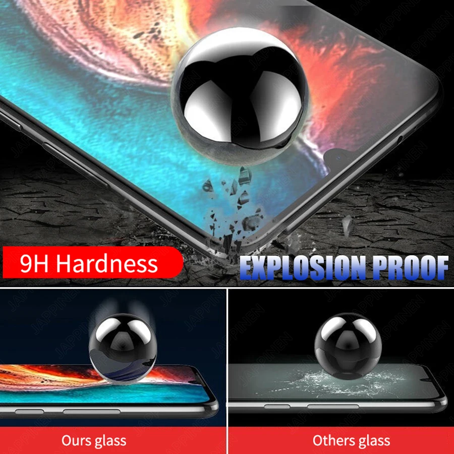 6D полный клей покрытие из закаленного стекла для Xiaomi Redmi Note 8 Pro защита экрана стекло для Mi Redmi Note 8 Защитная стеклянная пленка