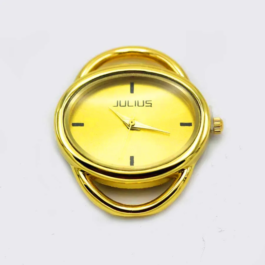 Shsby Diy Personality Oval Gold Silver Watch Header Rope Circle Table Core Watchband Watch Accessories Wholesale