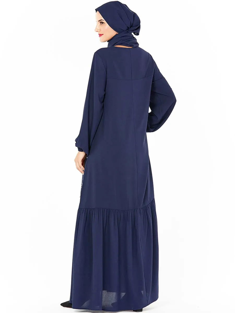 Платье-макси с длинным рукавом вышивкой | Тематическая одежда и униформа