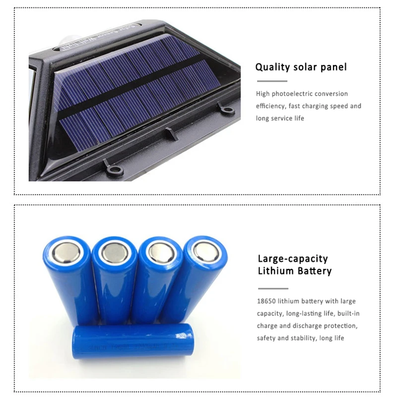 218 светодиодный 30 Вт солнечный светильник на открытом воздухе Водонепроницаемый