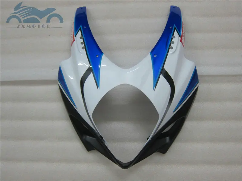 Front Fairing Пользовательские Комплект обтекателя мотоцикла для SUZUKI 2007 2008 GSXR1000 K7 ABS пластиковые гоночные обтекатели комплект 07 08 GSXR 1000 bule aftermarket - Цвет: Front Fairing