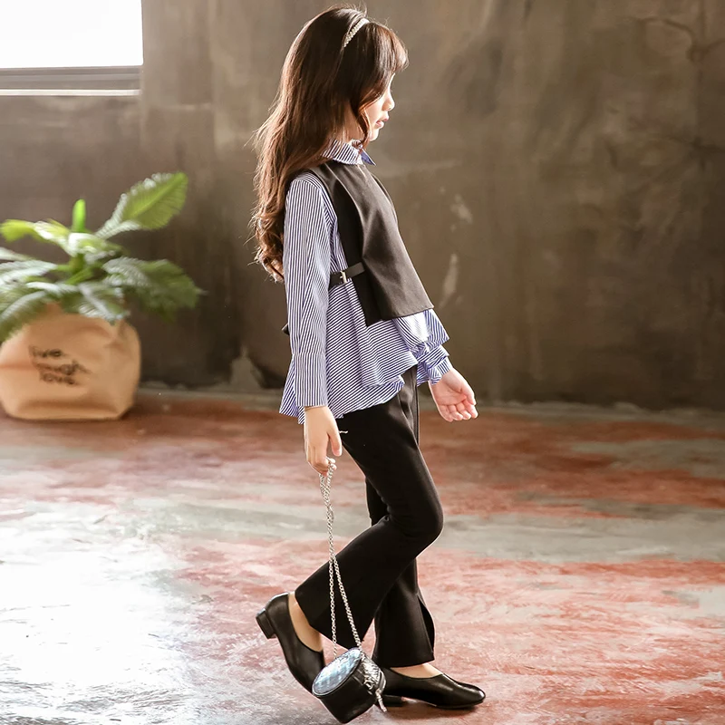 Комплект одежды для девочек детская одежда эксклюзивная 2019 г. Осенне-зимняя