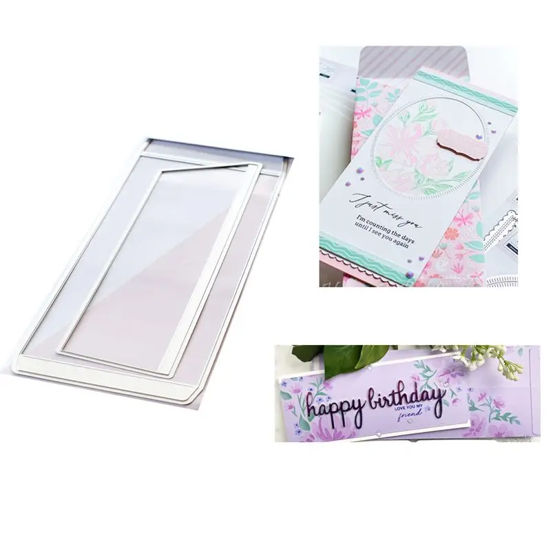 2021 New Circlet Die Cuts Metal Cutting Dies and Scrapbooking For Paper Making Envelope Star Embossing Card Frame Craft | Дом и сад