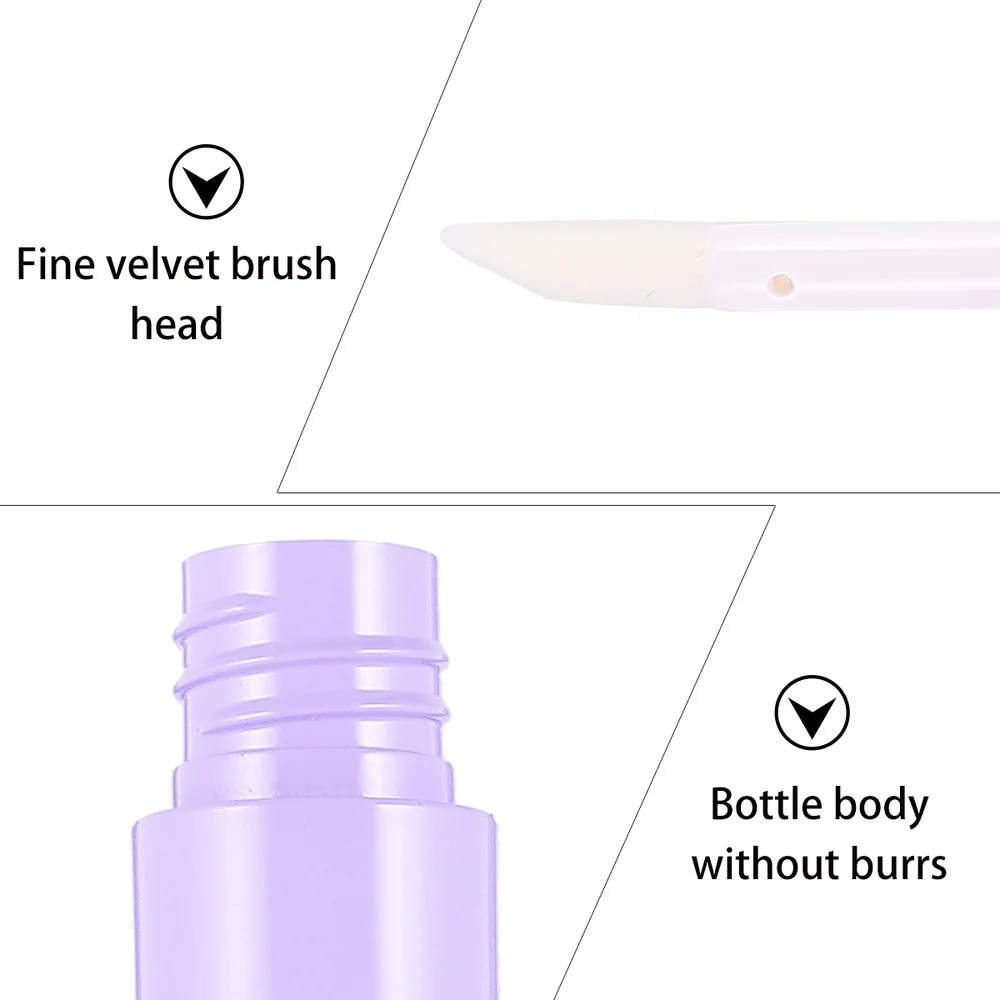 

10pcs Portable Lip Tubes (No. 39 Gradient Purple Lip Gloss)