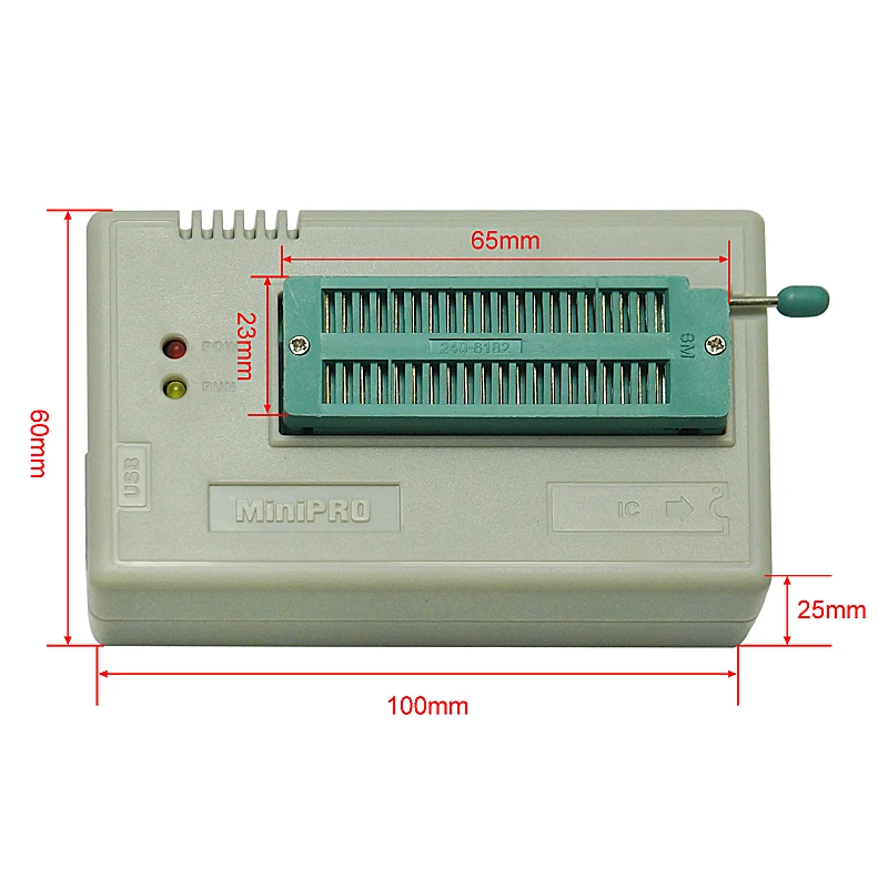 TL866II Plus EEPROM PIC AVR TL866A MiniPro USB Универсальный программист BIOS 24 93 25 mcu Bios EPROM|Детали