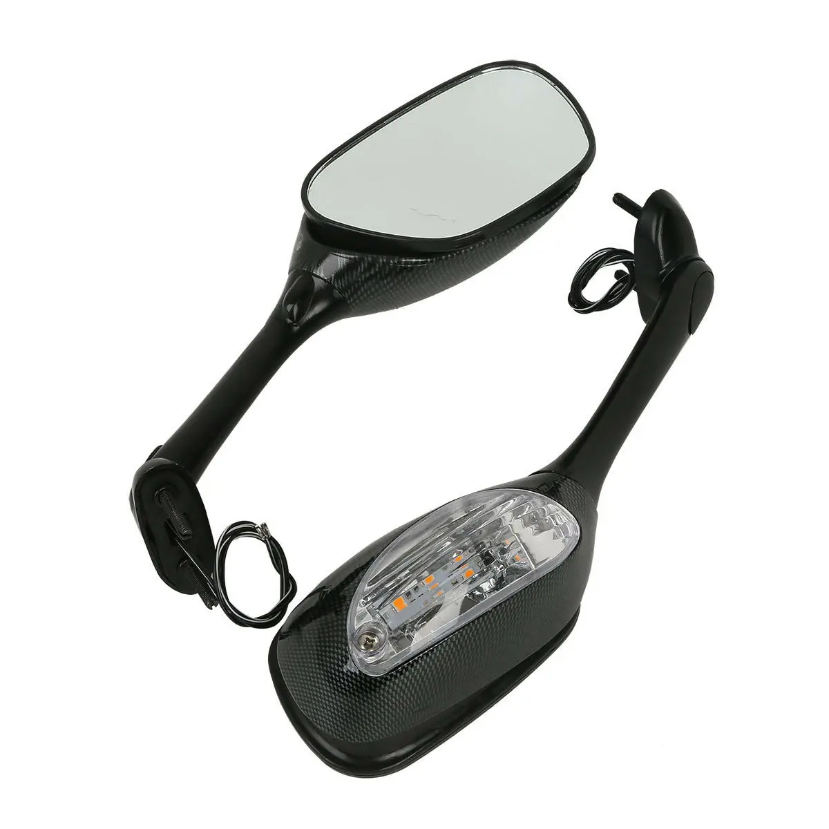 Мотоциклетные светодиодные зеркала заднего вида сигнал поворота для Suzuki GSX-R600 750