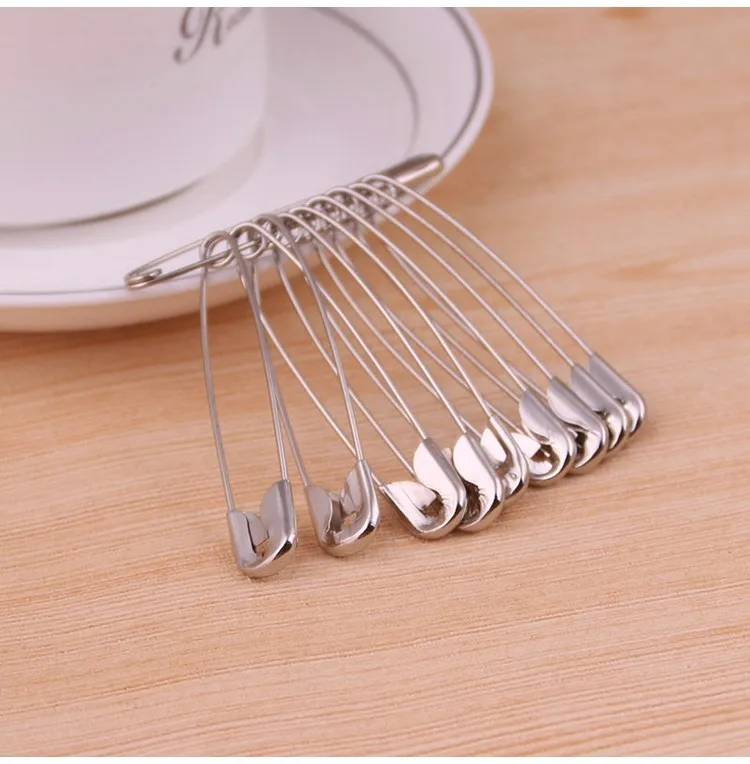 100 шт Серебряные безопасные булавки DIY Швейные Инструменты Аксессуары иголки из нержавеющей стали Большая Булавка безопасности маленькая брошь аксессуары для одежды