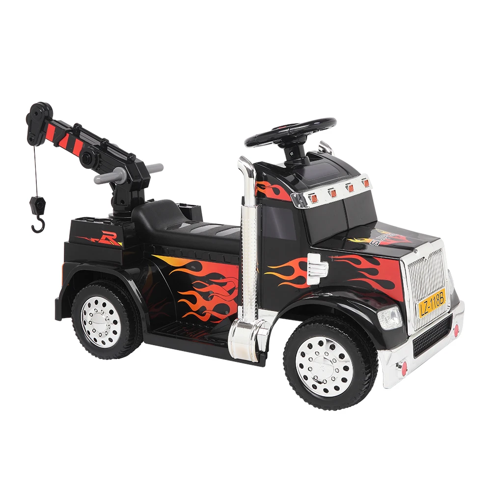 Beste Afstandsbediening Enkele Drive 6V20W Batterij 6V4.5AH 2.4G Muziek LZ-118B Kleine Kraan (Kies Een Van Blauw En Zwart)