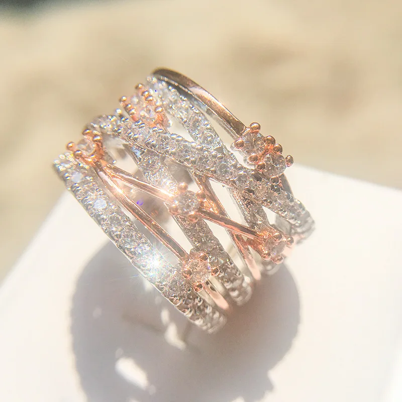 Простой 925 anillos Серебряный винтажный крест узор кольца для женщин двойной