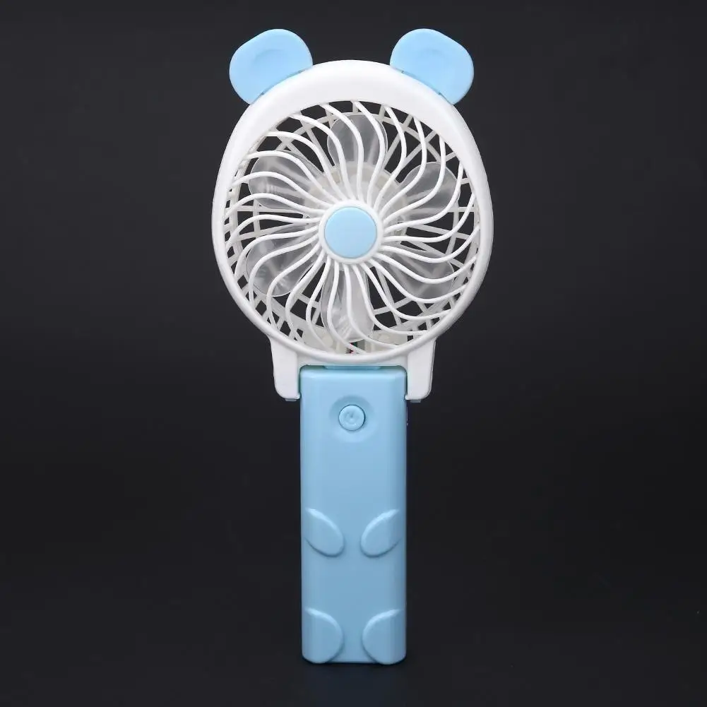 

Rechargeable Handheld Mini USB Mute Electric Fan Cooler Device with Cable Cute Small Cooling Fans Student Home Travel Outdoor