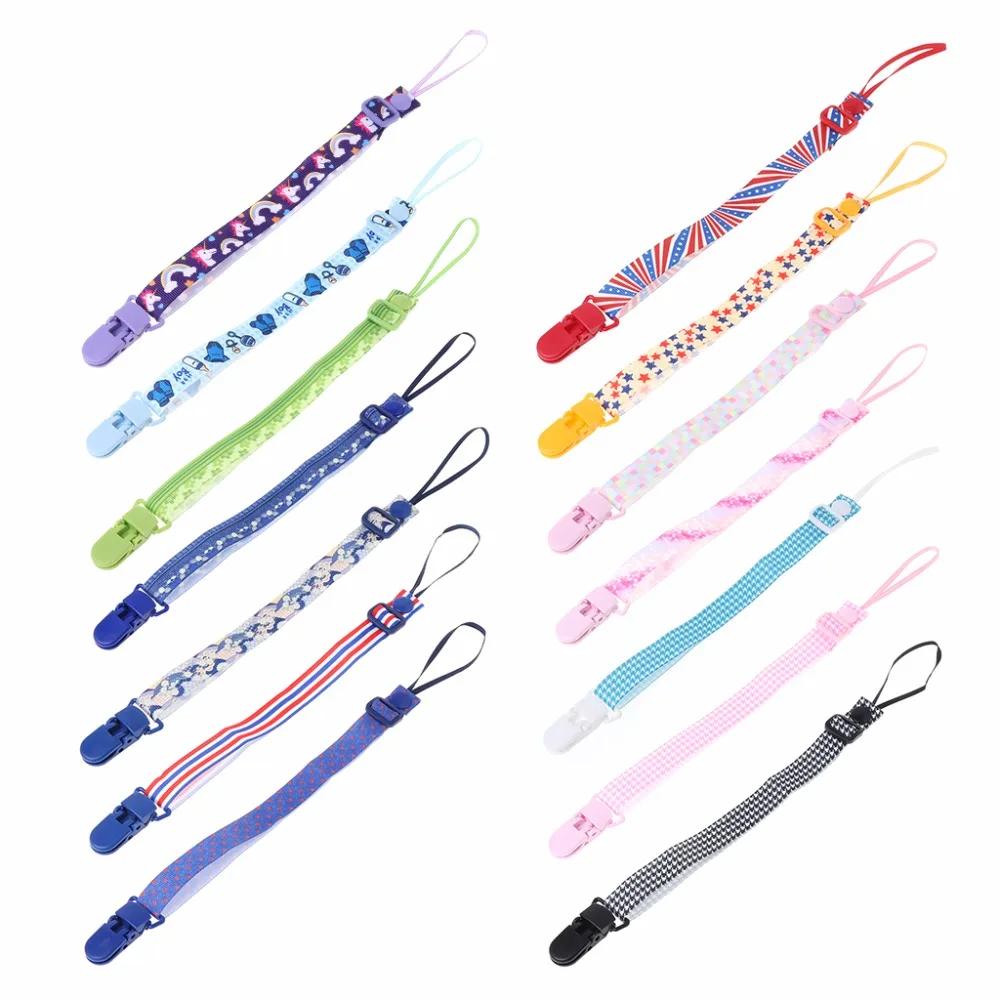 Зажим для детской соски держатель с цветочным принтом | Мать и ребенок