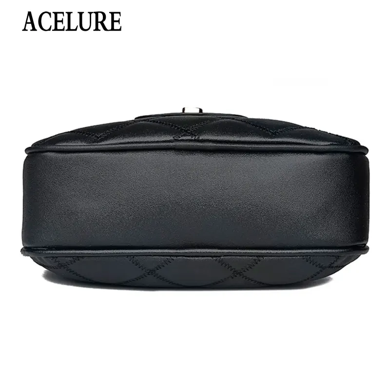 

Fashion Plaid PU Leather Shoulder Bags New Three Compartments Small black Crossbody Bags for Women Ladies Designer Purse Bag