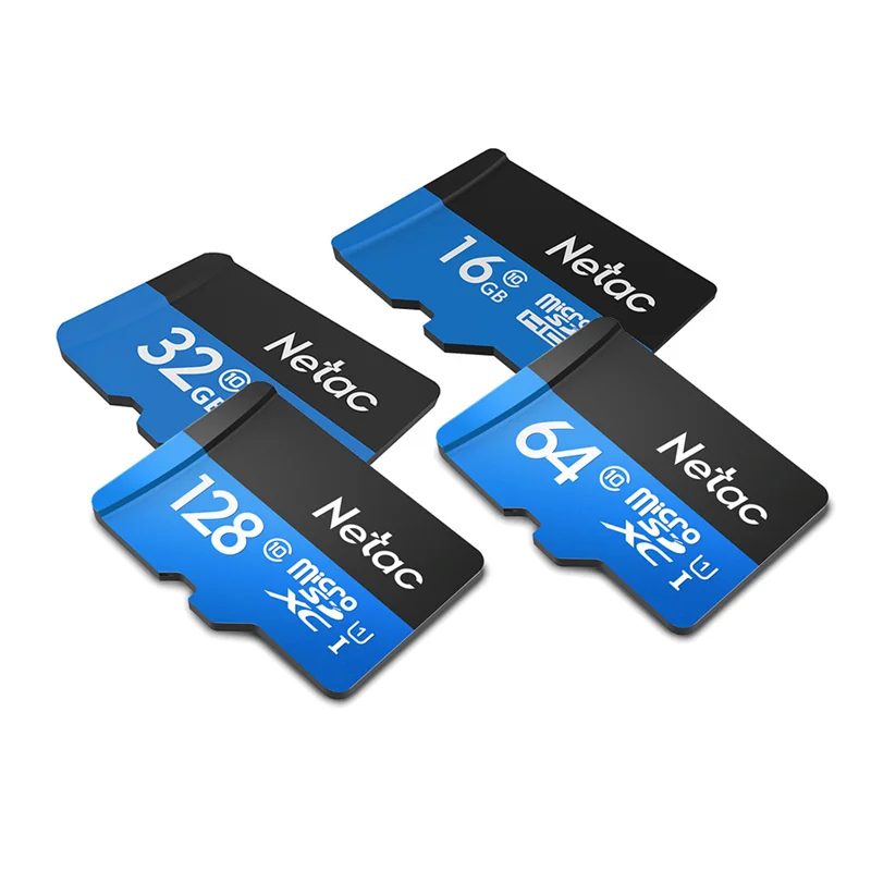 Оригинальная флеш карта памяти Netac P500 64 ГБ 32 16 Micro SDHC TF класс 10 UHS 1 4K видео высокая