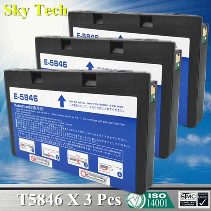 Качественный совместимый чернильный картридж для T5846, E-5846 для Epson PictureMate PM200 PM240 PM260 PM280 PM290 PM225 PM300 и т. д