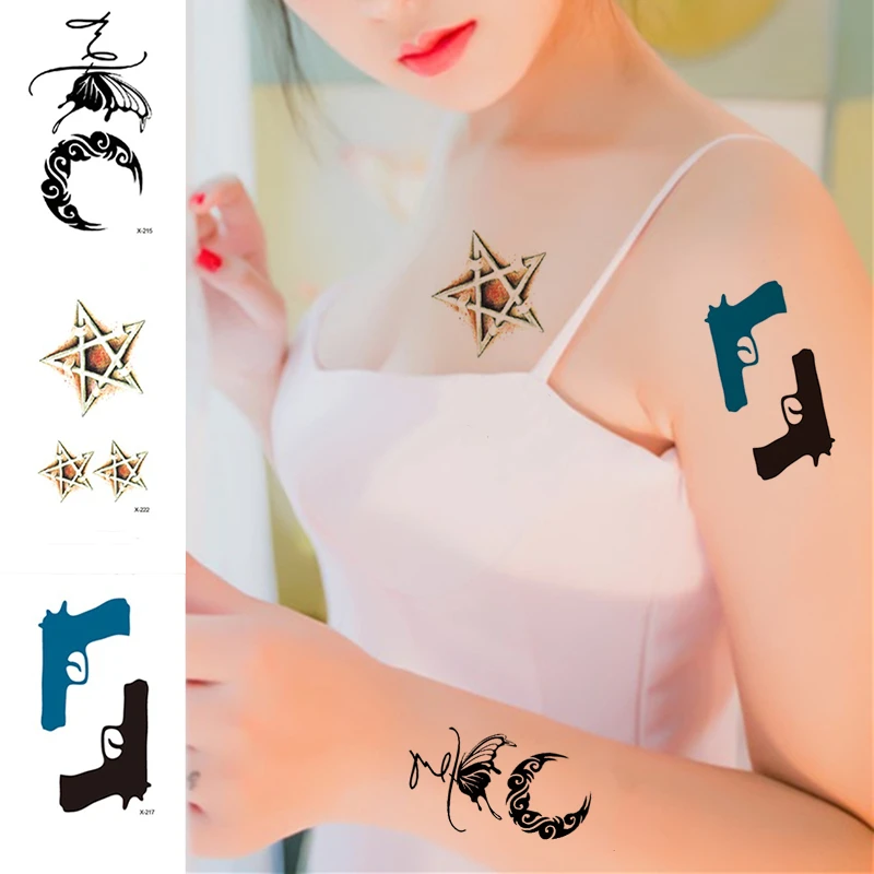 

Women's Temporary Tattoo Stickers, Arms And Legs False Tattoo, Waterproof Geometric Personality Fashion