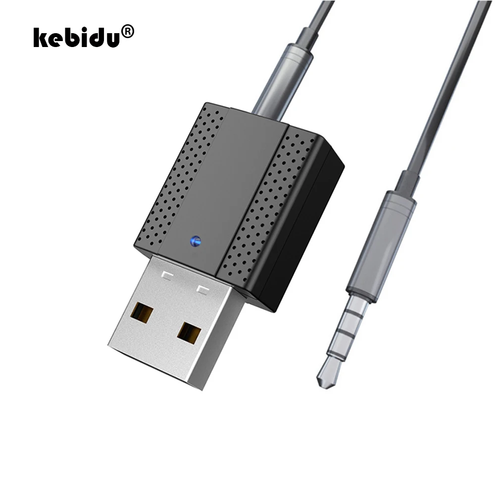 Kebidu 2 в 1 стерео Bluetooth 5 0 Аудио приемник и передатчик USB мощность 3 мм AUX музыкальный