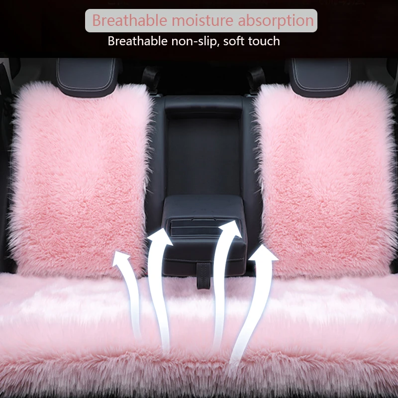 Универсальный плюшевый чехол для автомобильного сиденья теплые Чехлы