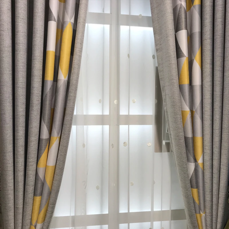 Новый Ins скандинавский стиль гостиная французские окна простые современные