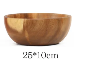 25x10 CM Мастер Звезда китайский лак твердый деревянный салатник миска сервировочная посуда для детей кухонное блюдо для дома - Цвет: 25x10 CM