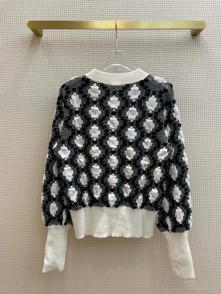 Кашемировый свитер для женщин новинка 2021 Ранняя осень четырехлистный клевер