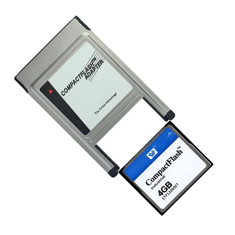 Карта памяти CF 128 Мб 256 512 МБ 1 ГБ 2 Гб карта + адаптер PCMCIA Type II и I для автомобиля MP3