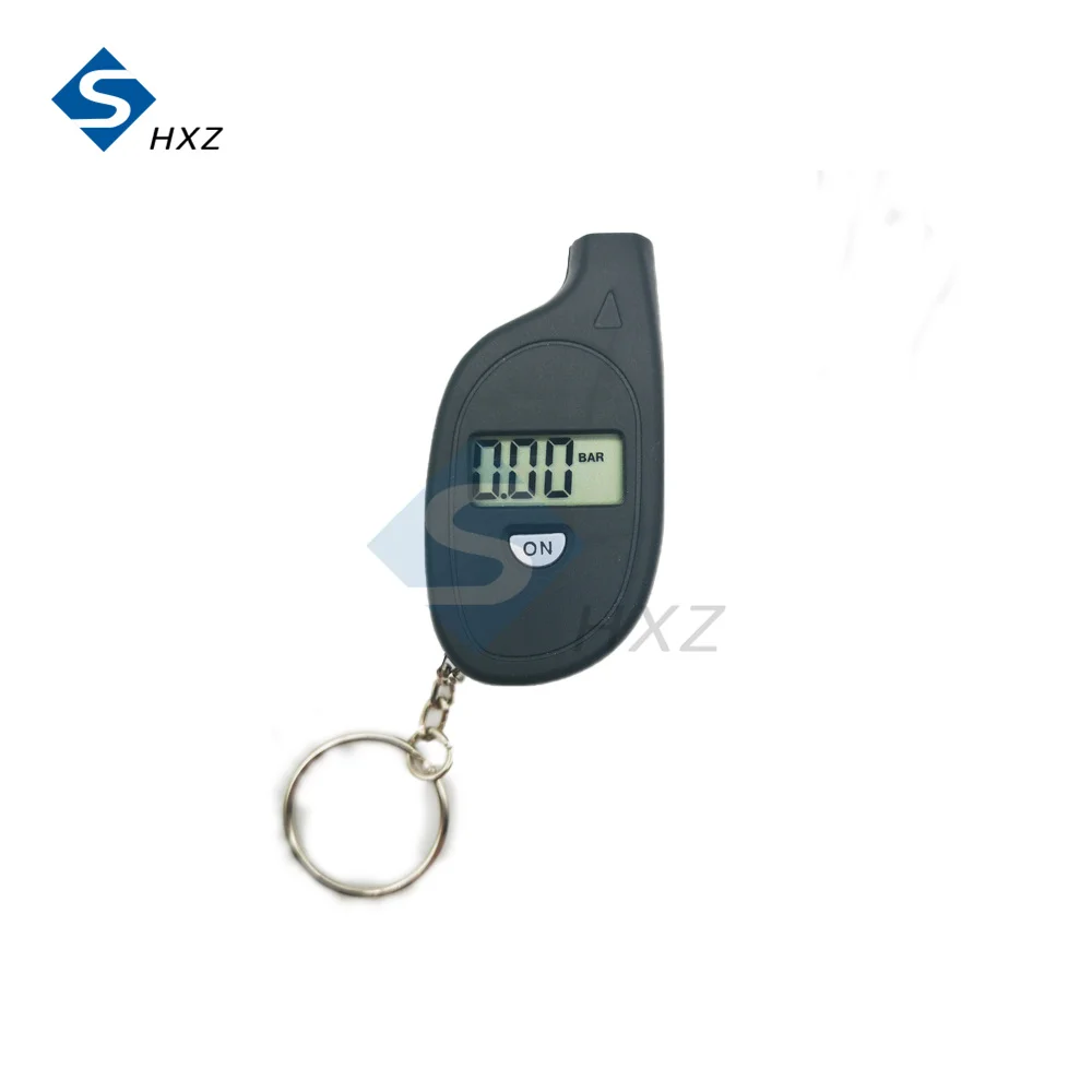 

Car Keychain Digital Tire Pressure Gauge Black Red
