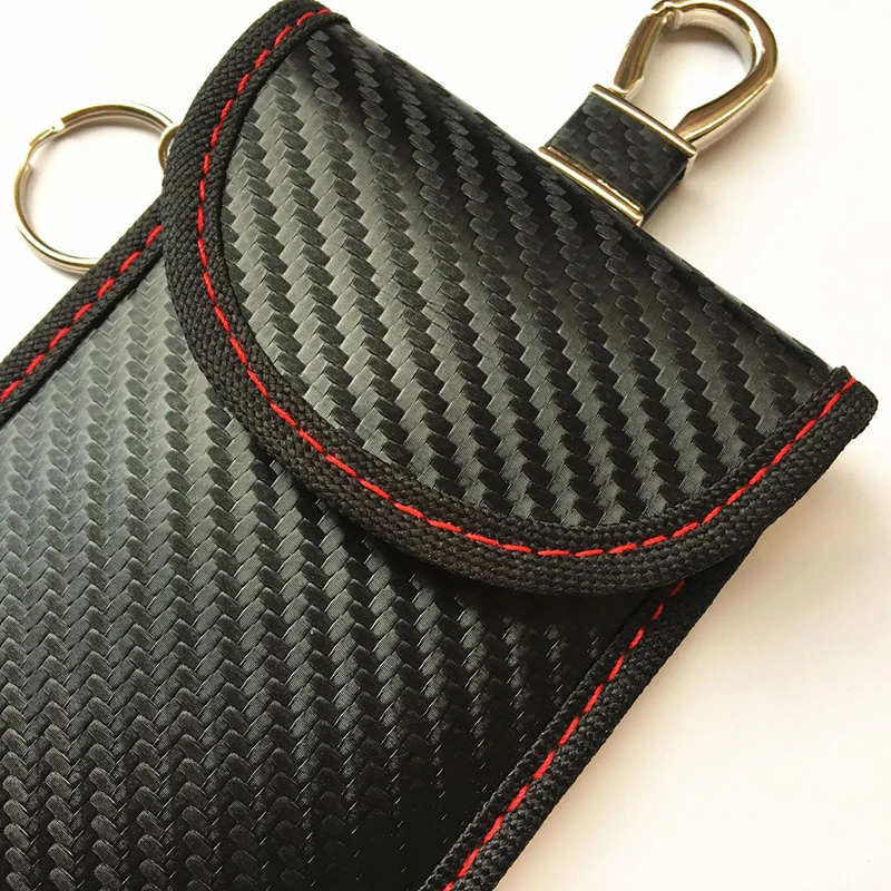 Faraday ключ RFID Электромагнитная экранирующая сумка Кредитная карта FOB сигнал блокатор чехол без ключа вход автомобиля противоугонные сумки BAG1068