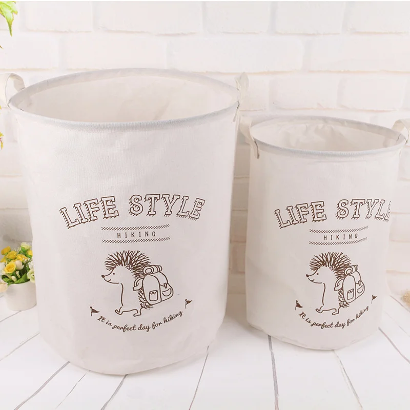

Laundry bucket, large capacity canvas, three sizes of washing machine, storage basket and foldable waterproof toy organizer,