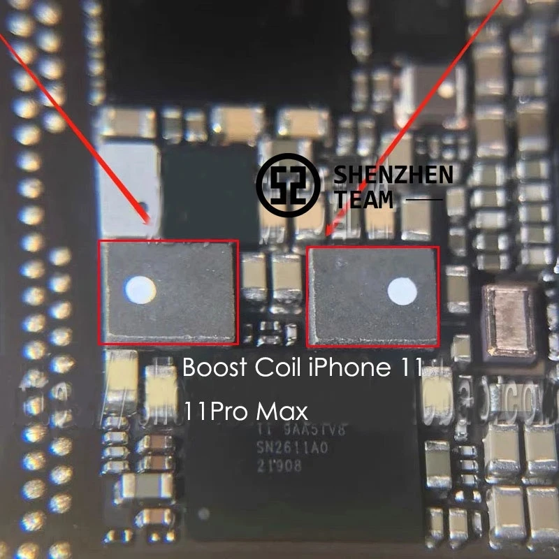 Катушка JDecflo 10 шт./лот Boost для iPhone 11 11pro Max Tigris зарядное устройство контроль зарядки