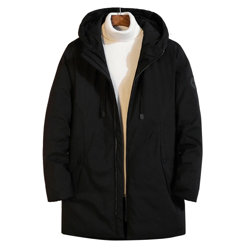 

2020 Plus Size 8XL 7XL 6XL Thick Warm Winter Leisure Down Jacket Men Long Coat Parkas