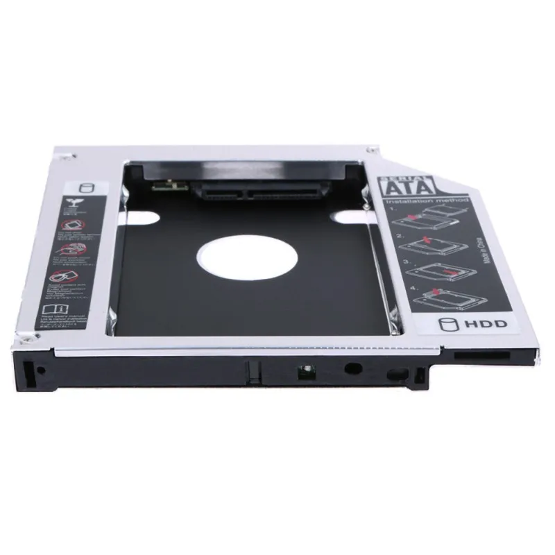 2nd HDD Caddy 12 7 мм Optibay SATA 3 0 коробка для жесткого диска DVD адаптер 2 5 SSD ТБ ноутбука CD