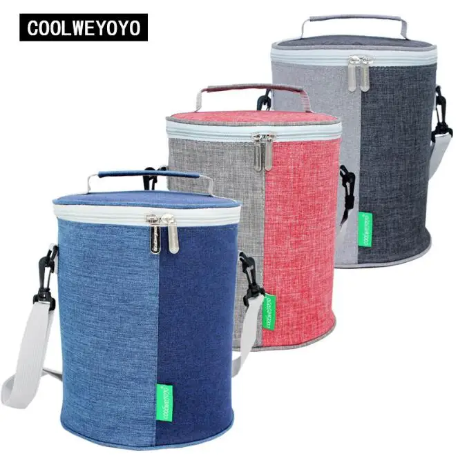 Новая Водонепроницаемая утолщенная вместительная сумка для ланча Портативная