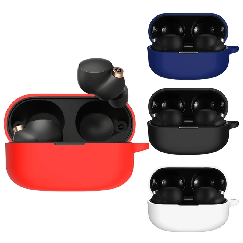 

Case Protective SkinCompatible with-S-ony WF-1000XM4 Earbuds Charging Case Anti-dust & Shockproof Soft Silicone Case