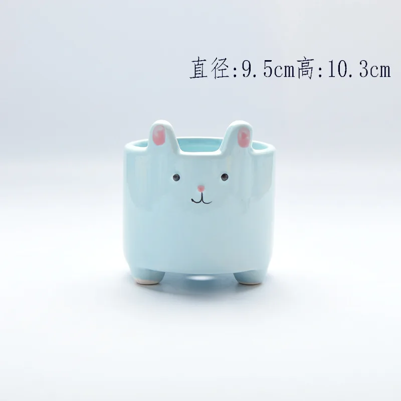 

Meat Cartoon Flowerpot Ceramics Lightweight Breathable Simple Meat Plant Creative and Personalized Flower Pot Home Accessories