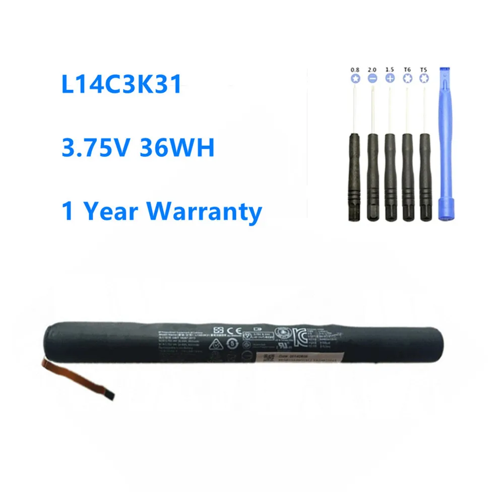 Аккумулятор L14D3K31 для Lenovo Yoga Tablet 2 1050L 1050F 2-1050F 2-1051F 2-1050L 2-1050LC 2-1051L ноутбука L14C3K31 |