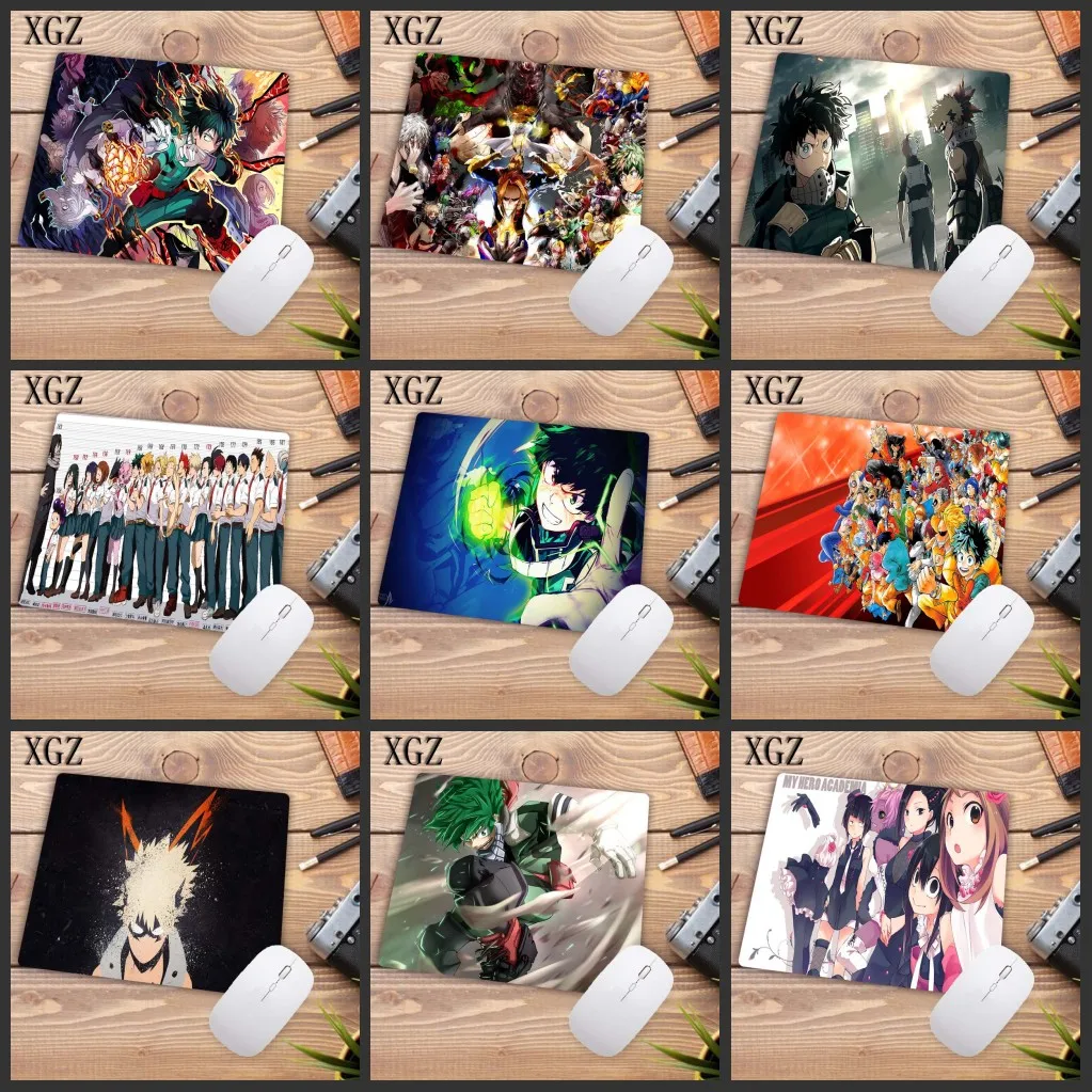 XGZ Cool New My Hero Academia индивидуальные коврики для мыши компьютерный Аниме Коврик и