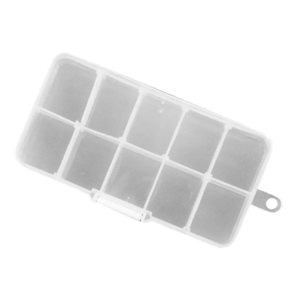 

80% HOT SALES！！！10 Compartments Jewelry Earrings Rings Plastic Storage Box Organizer Container