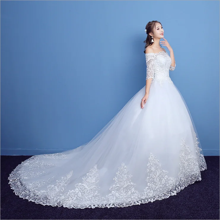 В Корейском стиле длинные кружевные аппликации нестандартного размера плюс