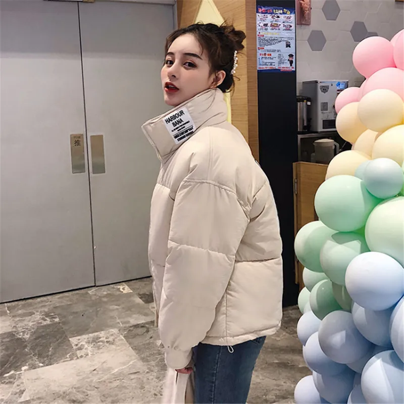 Повседневное пальто парка куртка на молнии с карманами зимнее Свободное