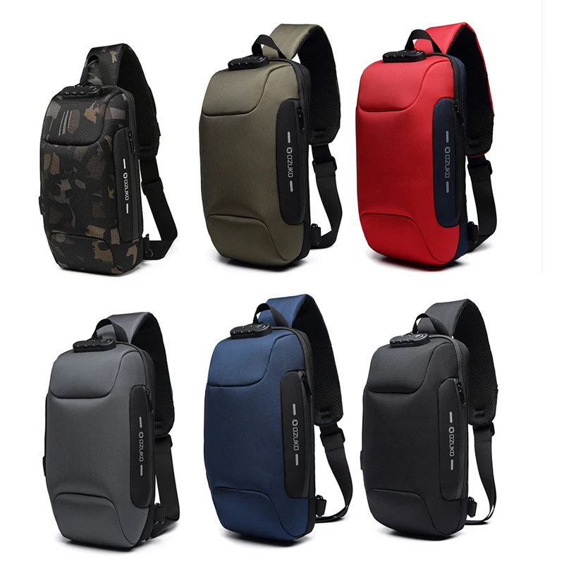 Водонепроницаемый Многофункциональный рюкзак для мужчин с защитой от