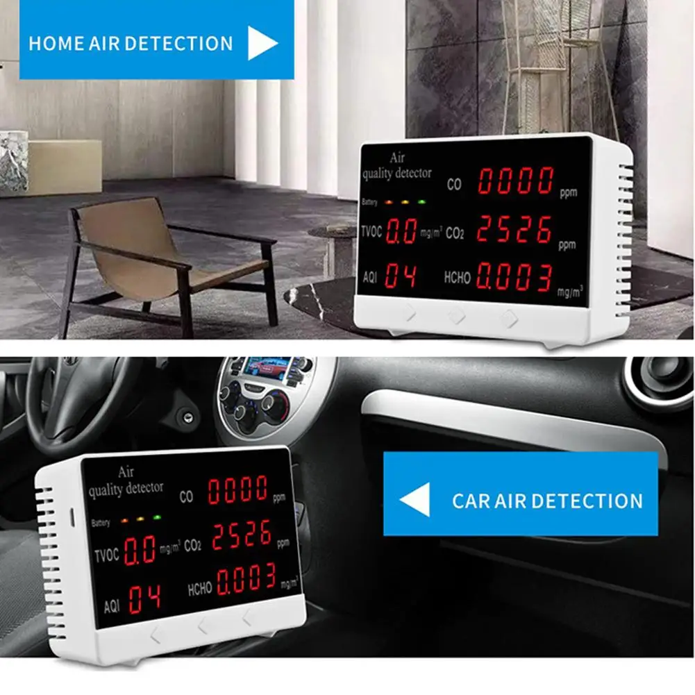 Цифровой детектор воздуха PM2.5 прибор для контроля качества определения