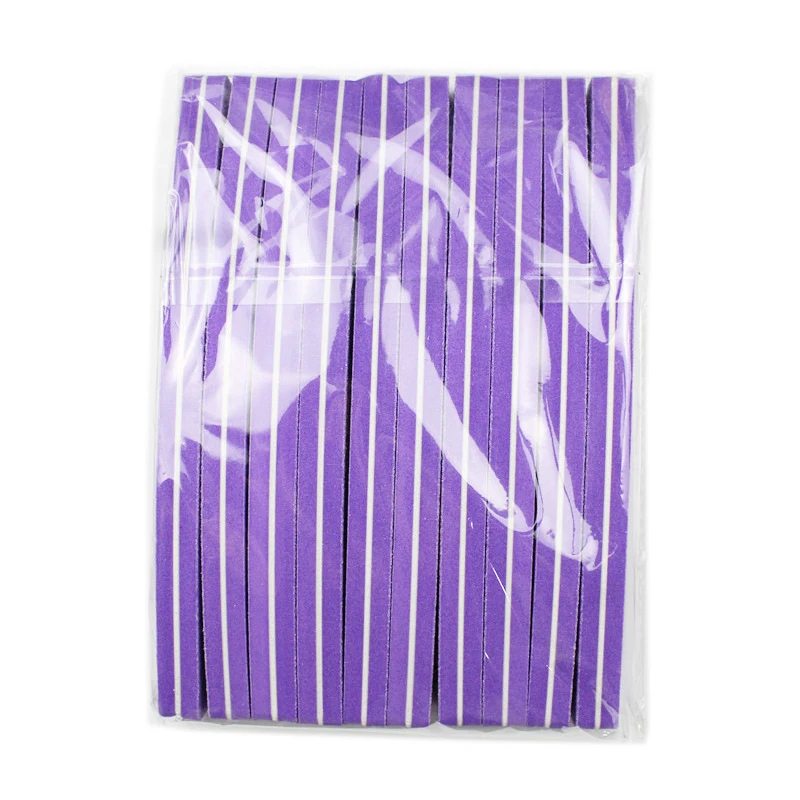 

Cany Color Nail File Polish 100/180 Half Moon Nail Sponge Sanding Buffer Blocks Double-side UV Gel Manicure Nail Files