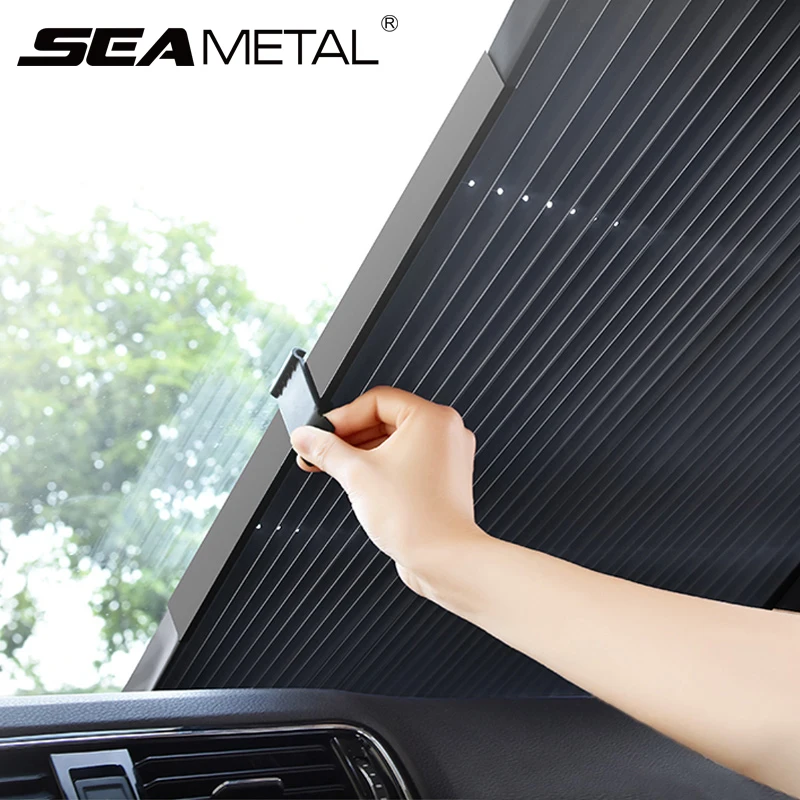 

Car Sunshade Protector Foldable Auto Parasol Front&Rear Window Sun Visor Winshield Sun Shade Protection Covers Automotive Goods