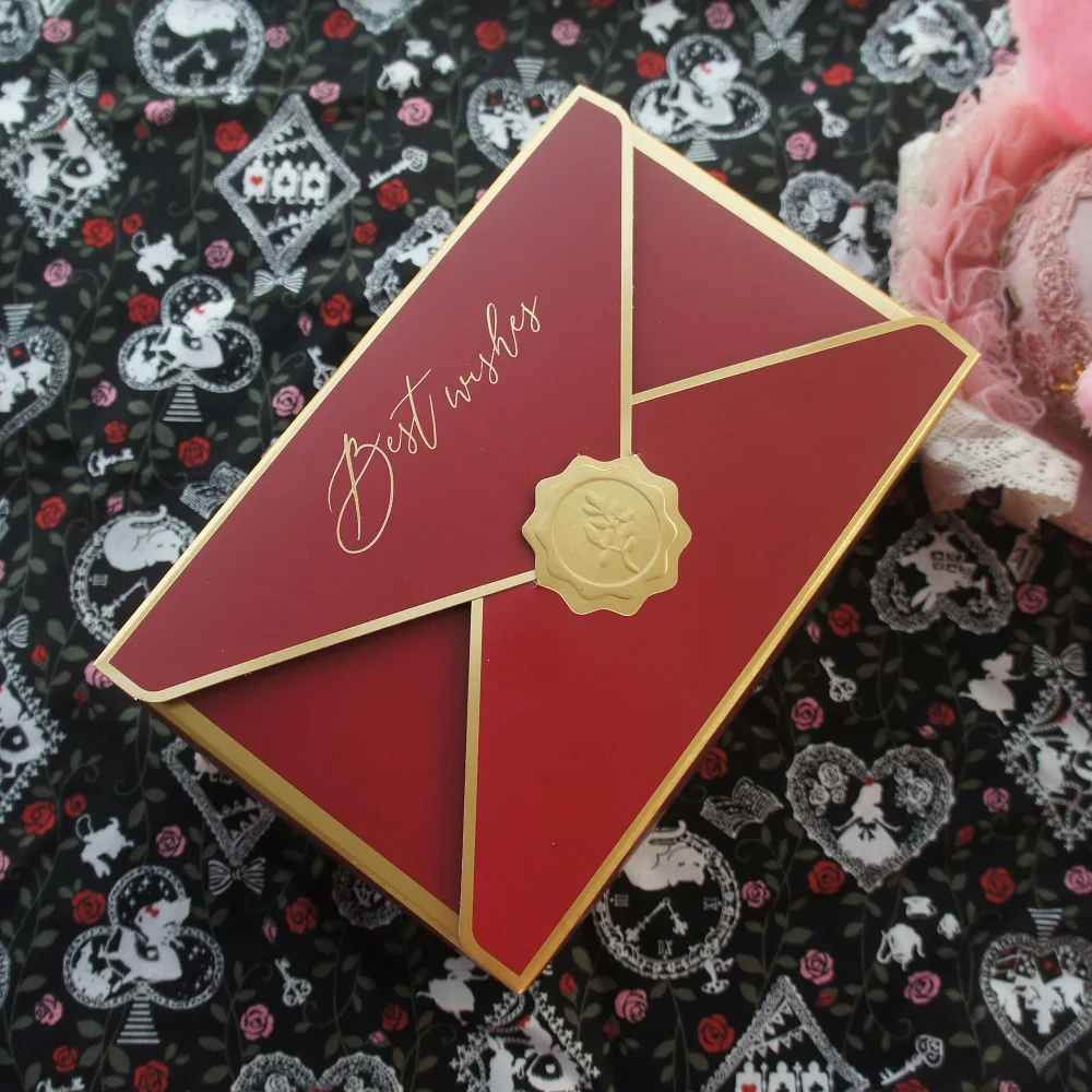 10 шт. золотые конверты для конфет | Дом и сад