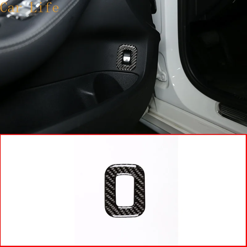 

Мягкое углеродное волокно для Mercedes Benz C Class W205 GLC X253 2015-2019 наклейки на заднюю дверь водителя наклейки на раму переключателя автомобильные акс...